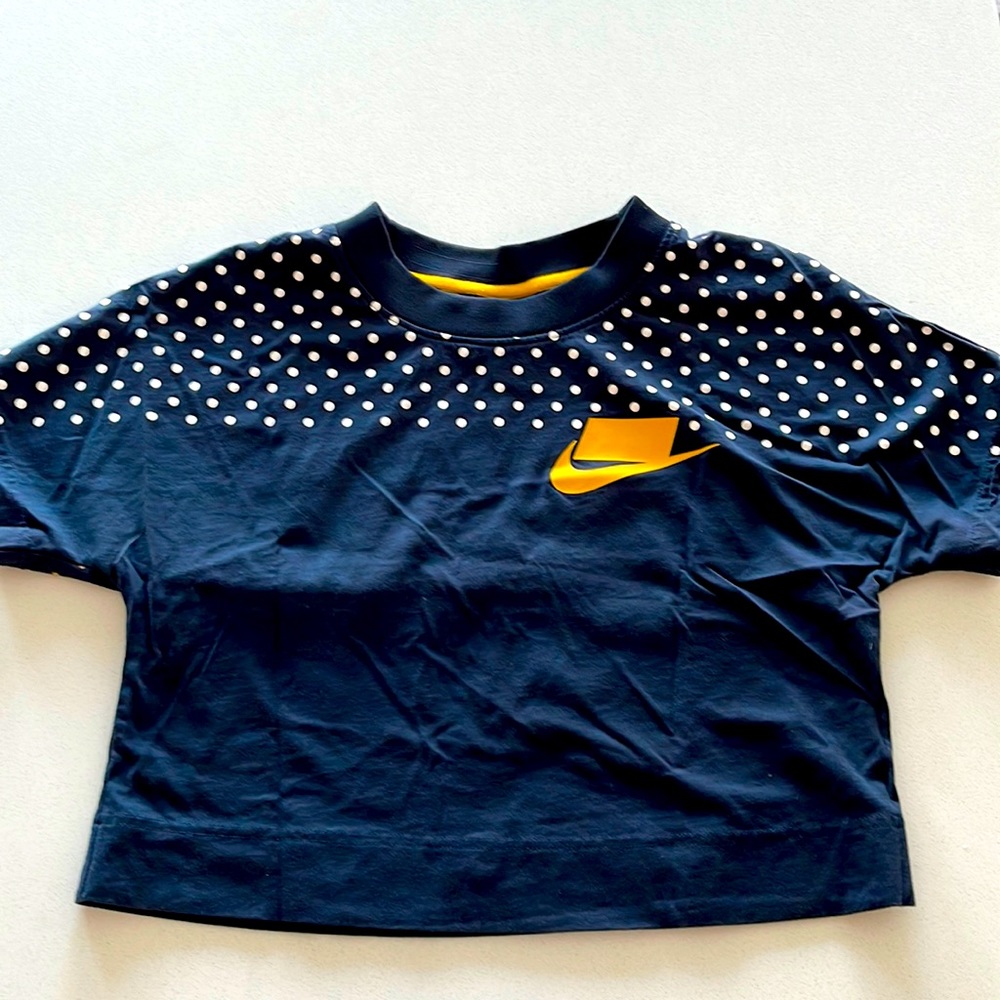 Nike Navy Blue Crop Top
